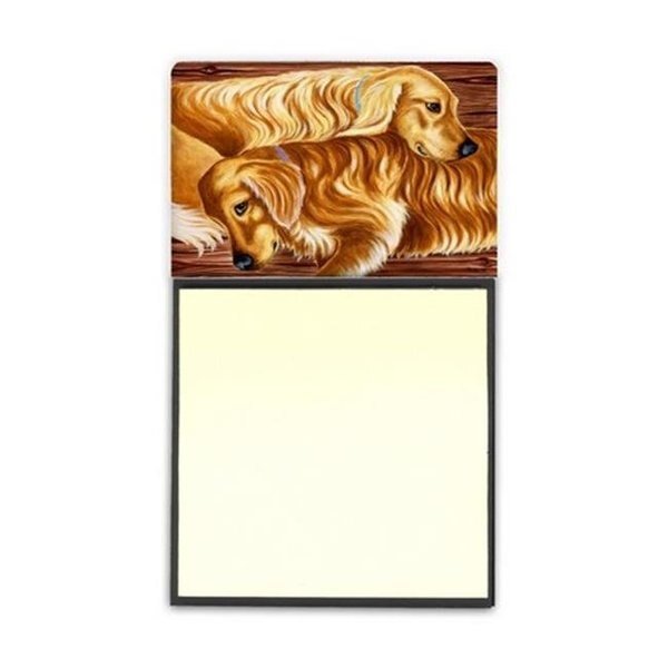 Carolines Treasures AMB1387SN Zeus & Chloie the Golden Retrievers Sticky Note Holder, Carolines Treasures, Mfr#: AMB1387SN